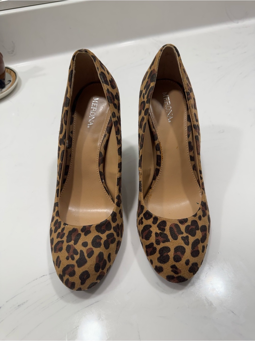 Merona Leopard Print Pump - Women's Brown/Black Heels